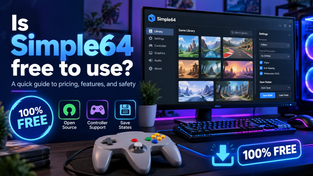 Is Simple64 free to use?